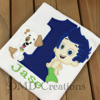 Bubble Guppies Gil and Pup Birthday Shirt, Bubble Guppies Shirt - DMDCreations