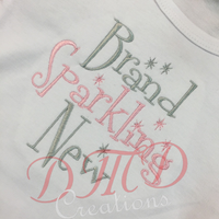 Brand Sparkling New Embroidery Shirt, New Baby Embroidery Shirt - DMDCreations