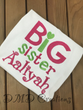 Big Sister Shirt, Sibling shirt, cute Sibling Shirt - DMDCreations