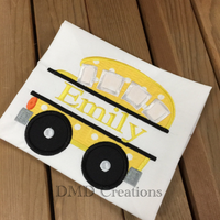 Back to School Bus shirt, First Day of School bus shirt, Bus Shirt - DMDCreations