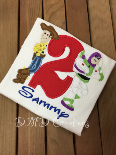 Toy Story Characters Shirt, Buzz and Woody Birthday shirt, - DMDCreations