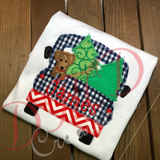 Pickup with Christmas Trees Shirt , Christmas Themed Shirt - DMDCreations