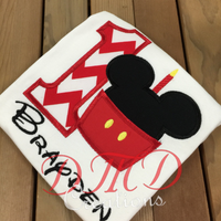 Mickey Mouse Birthday Shirt, Mickey Mouse Cupcake Birthday Shirt, - DMDCreations