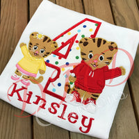 Daniel Tiger and Margaret Birthday shirt, Baby Margaret & Daniel, - DMDCreations