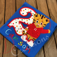 Daniel The Tiger Birthday shirt,  Daniel Birthday Shirt, Daniel Shirt, - DMDCreations