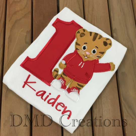 Daniel The Tiger Birthday shirt,  Daniel Birthday Shirt, Daniel Shirt, - DMDCreations