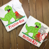 Dinosaur with Volcano Birthday, T-Rex with Volcano Birthday - DMDCreations