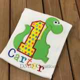 First Dinosaur Birthday Shirt, Cute Dinosaur Birthday Shirt - DMDCreations