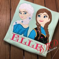 Frozen Sisters Shirt, Elsa Shirt, Anna Shirts, Frozen Birthday Shirt - DMDCreations