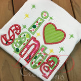 I Love Santa Shirt, I heart Santa Shirt - DMDCreations