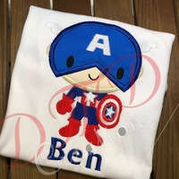 Captain America Birthday Shirt, Capt. America Birthday Shirt - DMDCreations