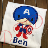 Captain America Birthday Shirt, Capt. America Birthday Shirt - DMDCreations