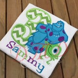 Monster Inc Birthday Shirt, Mike and Sullivan Birthday Shirt - DMDCreations