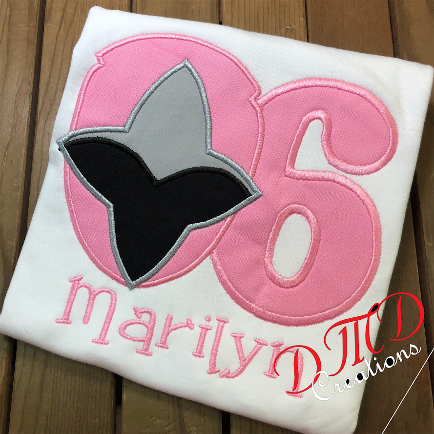 Power Ranger Steel Shirt, Pink Power Ranger Steel Birthday Shirt - DMDCreations