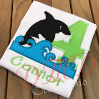 Orca birthday Shirt, Killer Whale Birthday Shirt - DMDCreations