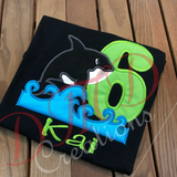 Orca birthday Shirt, Killer Whale Birthday Shirt - DMDCreations