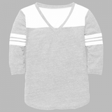 Monogram Heathered Jersey, Football Jersey Style shirt - DMDCreations