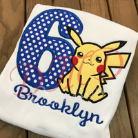 Pikachu Birthday Shirt, Pokemon Characters Birthday Shirt - DMDCreations