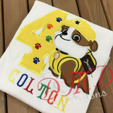 Paw Patrol Birthday Shirt, Rubble Birthday Shirt - DMDCreations