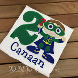 Super Why Birthday Shirt, Super Why Applique Shirt - DMDCreations