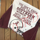 Crazy Southern Women Football Shirt, College Football shirt - DMDCreations