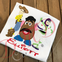 Toy Story Characters Shirt, Buzz, Woody, Mr. Potato Birthday Shirt - DMDCreations